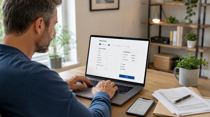 Kredit ohne Papierkram - schnell online beantragen